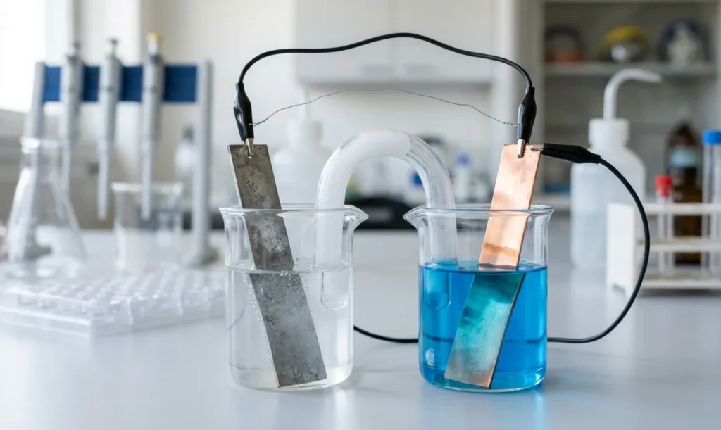 Anode and Cathode in a Discharging Battery